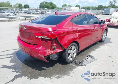 2013 Hyundai Elantra Gls из США, поврежденный, VIN KMHDH4AE7DU801045